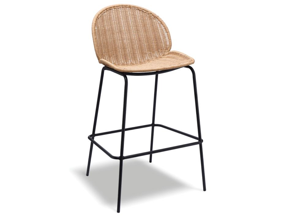 Sombra Outdoor Stool Black 0005