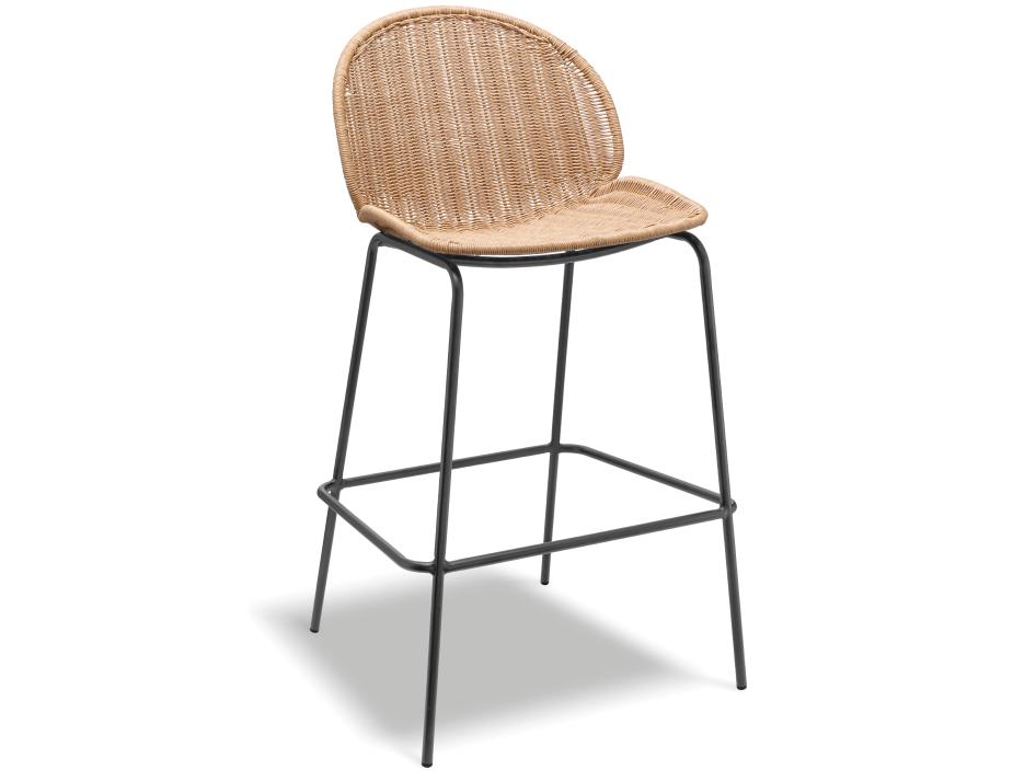 Sombra Outdoor Stool Charcoal 1