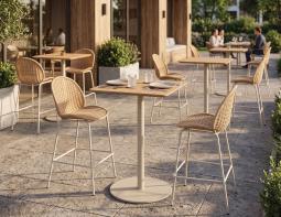 Bar Stool With Teak Table