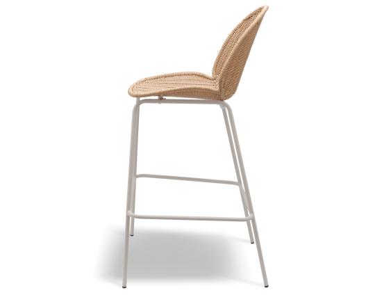 Sombra Rattan Bar Stool - Outdoor - Latte