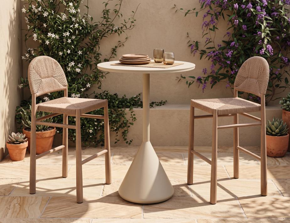 Outdoor Rattan Bar Stool