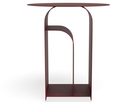 Forme Side Table - Berry Blush