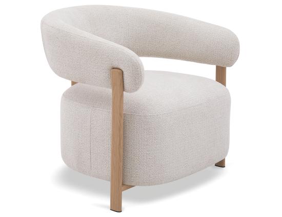 Nodus Lounge Chair - Oak - Grey