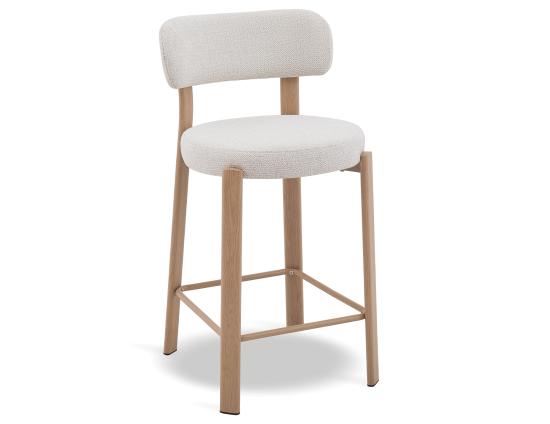 Nodus Counter Stool - Oak - Grey