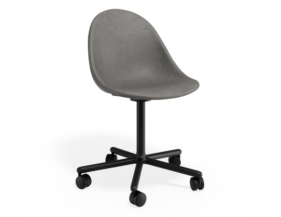 P 1 Pebble Chair Greypuseat Swivelcastors