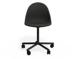 P 4 Pebble Chair Stormgreyfabricseat Swivelcastors