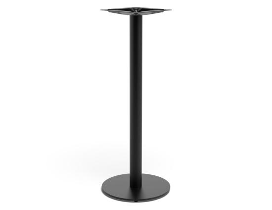 Metz Round High Bar Table Base - Black