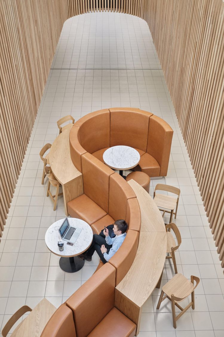 Modern seating area