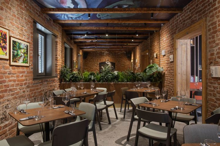 Modern restaurant interior