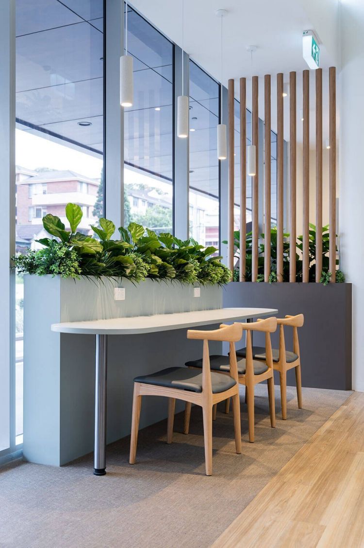 Three natural chairs