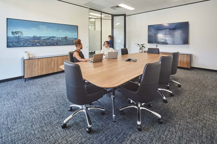 A conference room