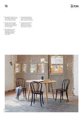 : 18 Chair - Upholstered Seat - by TON