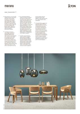 : Merano Bar Stool - Upholstered Seat and Veneer Back - by TON