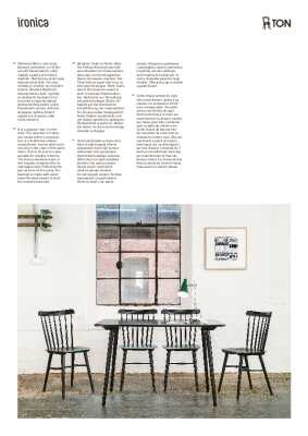 : Ironica Bar Stool - Upholstered Seat - by TON