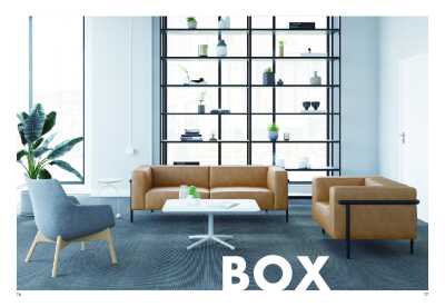 : Box 3 Seater Sofa
