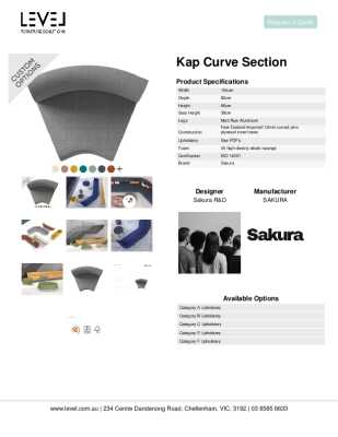 Tear Sheet: Kap Curve Section