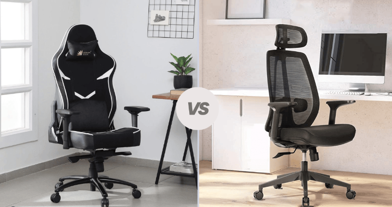 black gaming office chair
