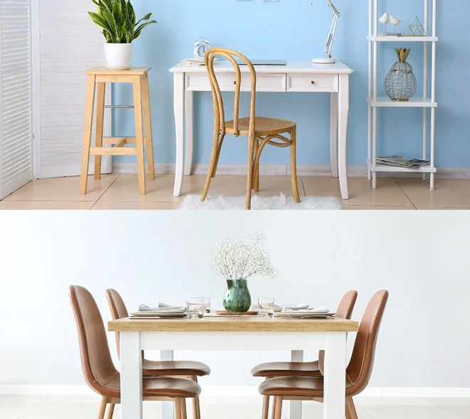 desk and table