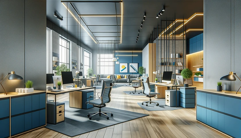 office interior colour
