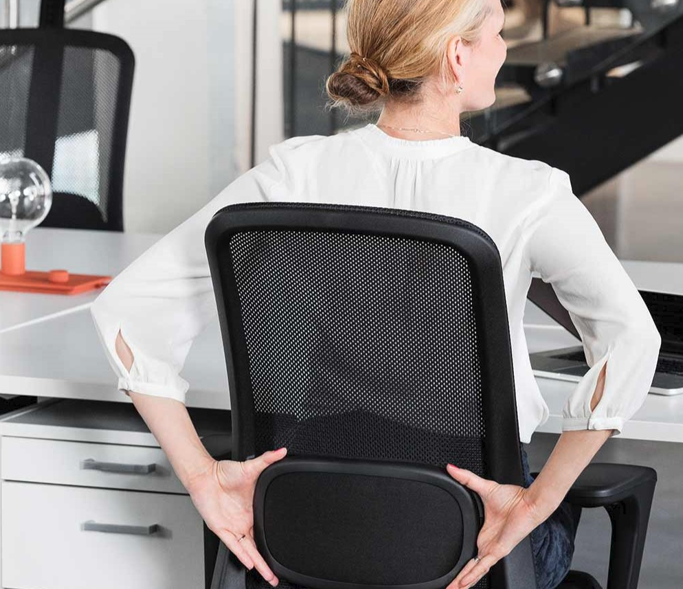 Office chair lumbar support