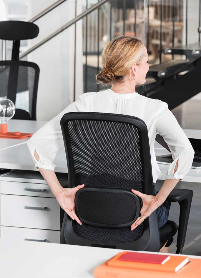 Office chair lumbar support