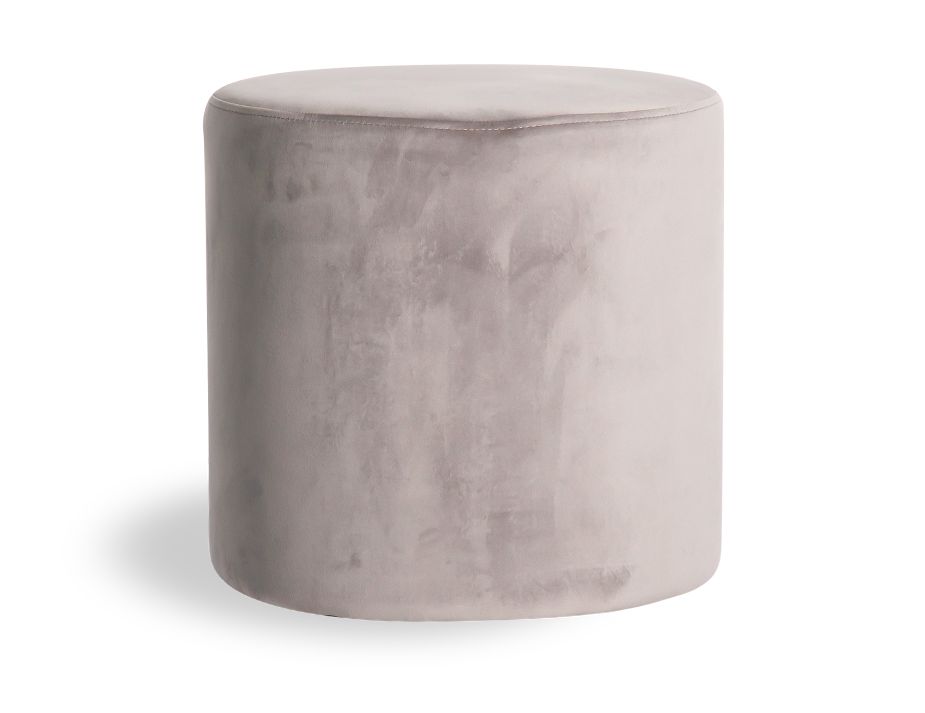 grey ottoman