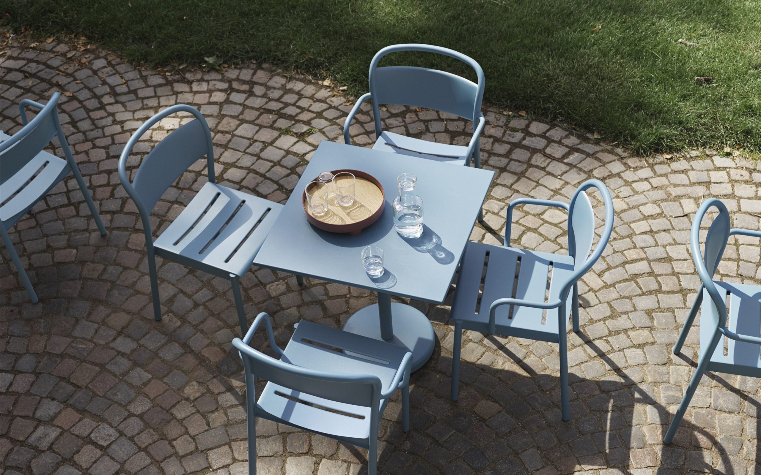 steel outdoor furniture set